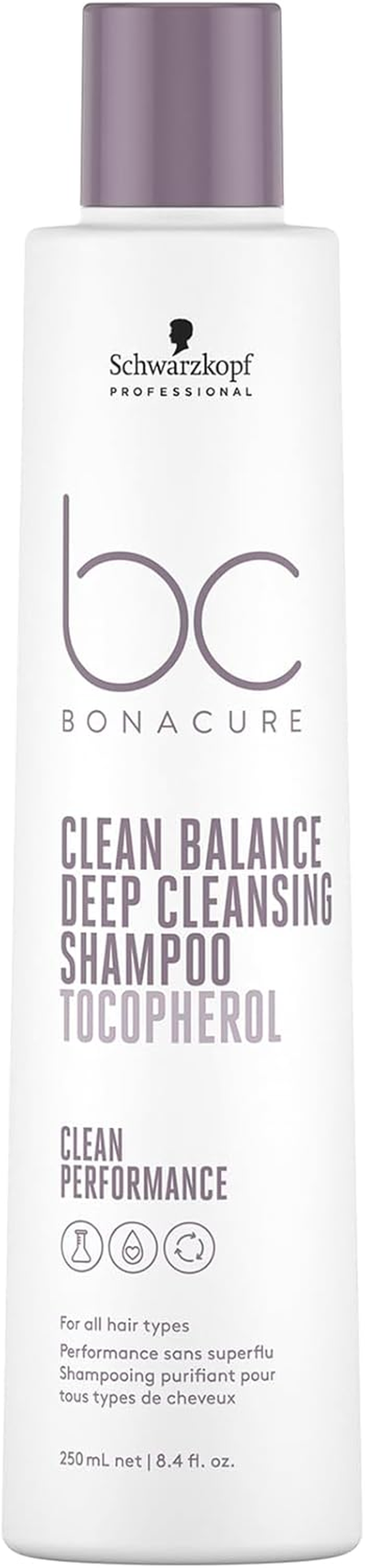 Schwarzkopf Professional BC Bonacure Clean Balance Deep Cleansing Shampoo (250Ml) image number 1