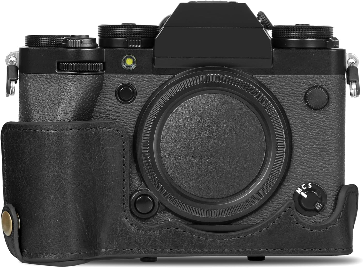 Megagear Ever Ready Genuine Leather Camera Case Compatible with Fujifilm X-T5 image number 4