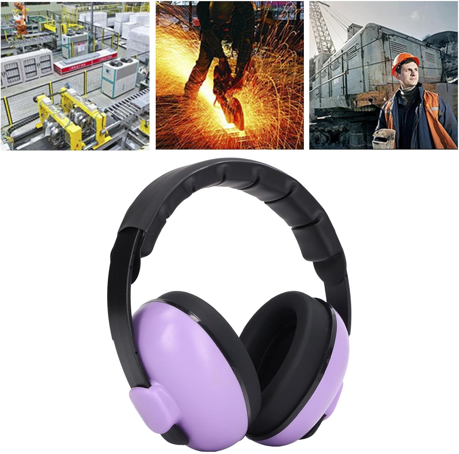 Noise Reducing Headphone, Foldable Noise Cancelling Headphones, Comfortable Headband, 35Db High Noise Cancelling Ear Muffs, Versatile Usage, Noise Reduction Earmuffs For image number 6