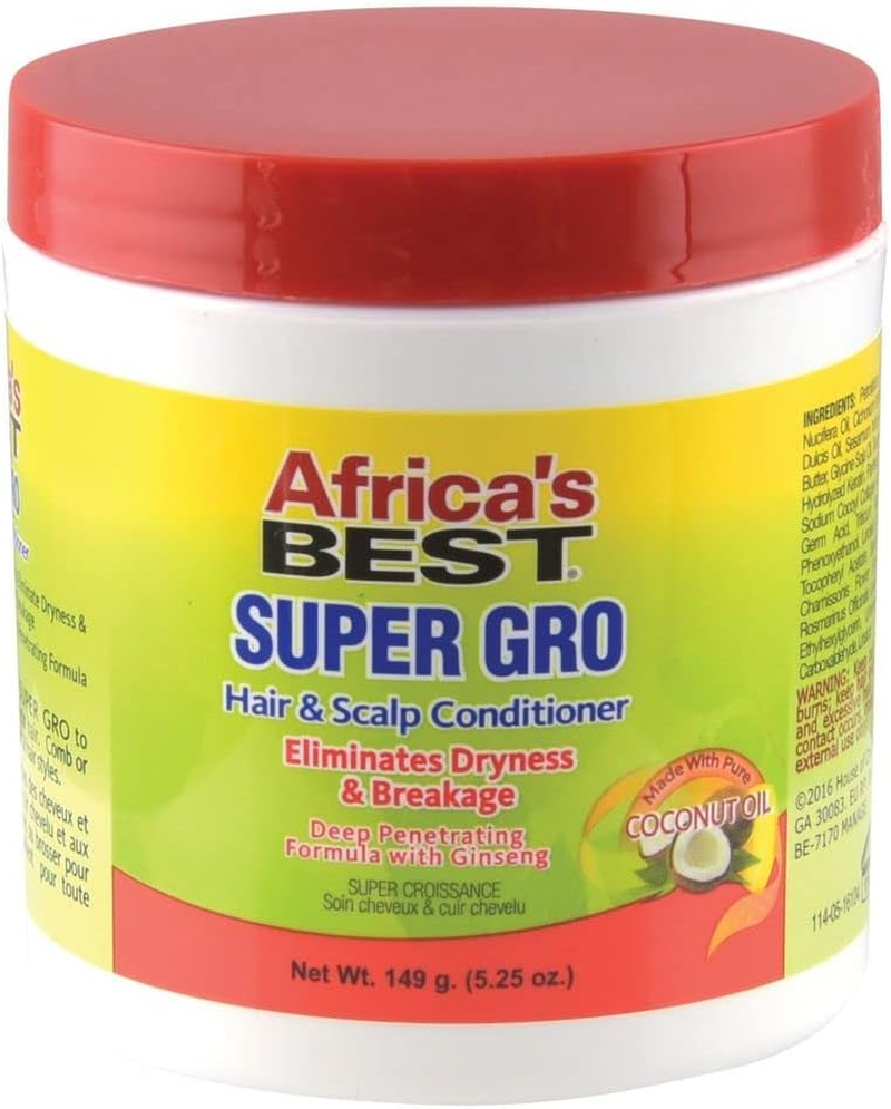 Africa'S Best Super Gro Hair and Scalp Conditioner, 5.25 Ounce image number 1