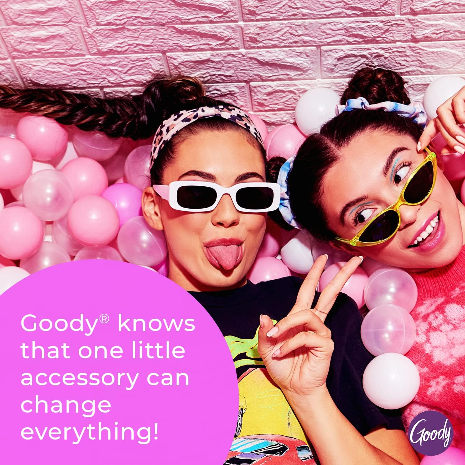 Goody Ouchless Forever Hair Elastics - 10 Ct, Black, Damage-Free Bands, 3X Stronger Hair Ties, Retainable Shape, 16 Strand Inner Core, Hair Accessories for Women & Men, for Fine Hair