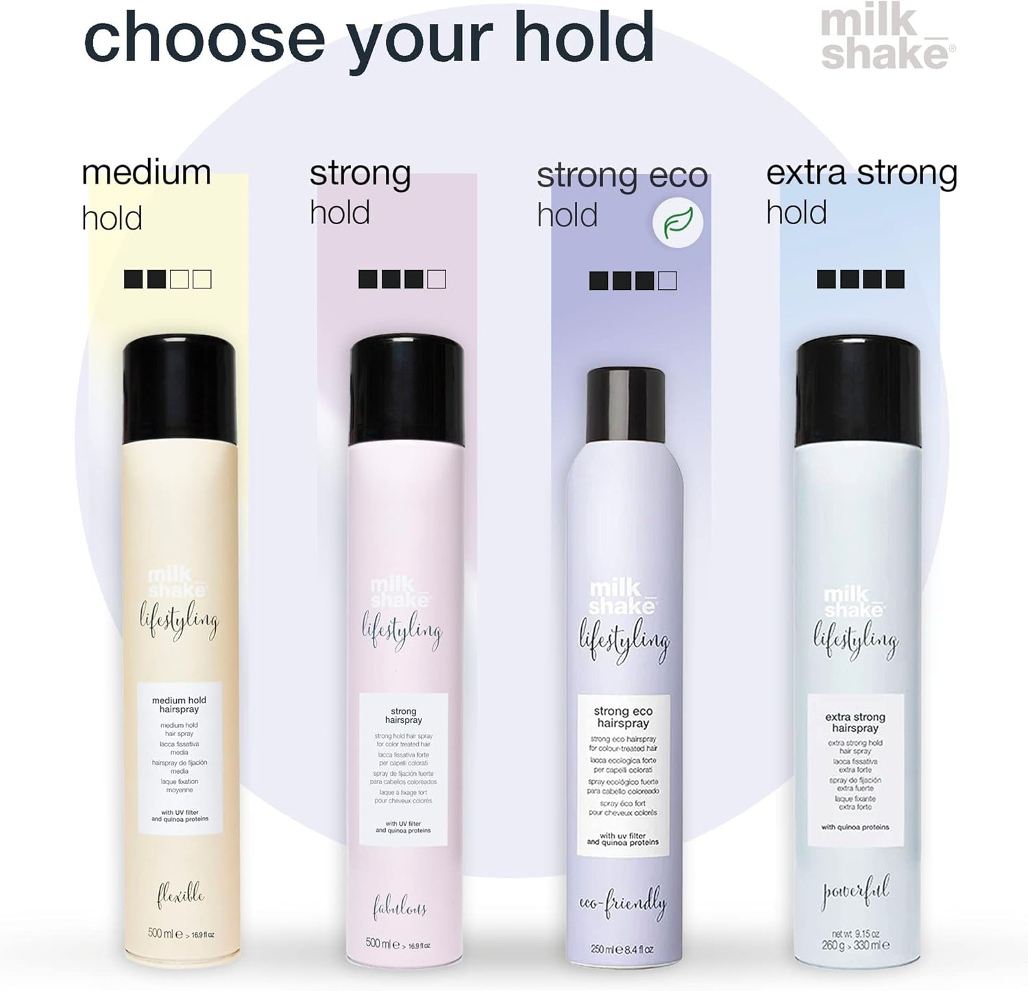 Milk_Shake Lifestyling Medium Hold Hair Spray 500 Ml image number 2