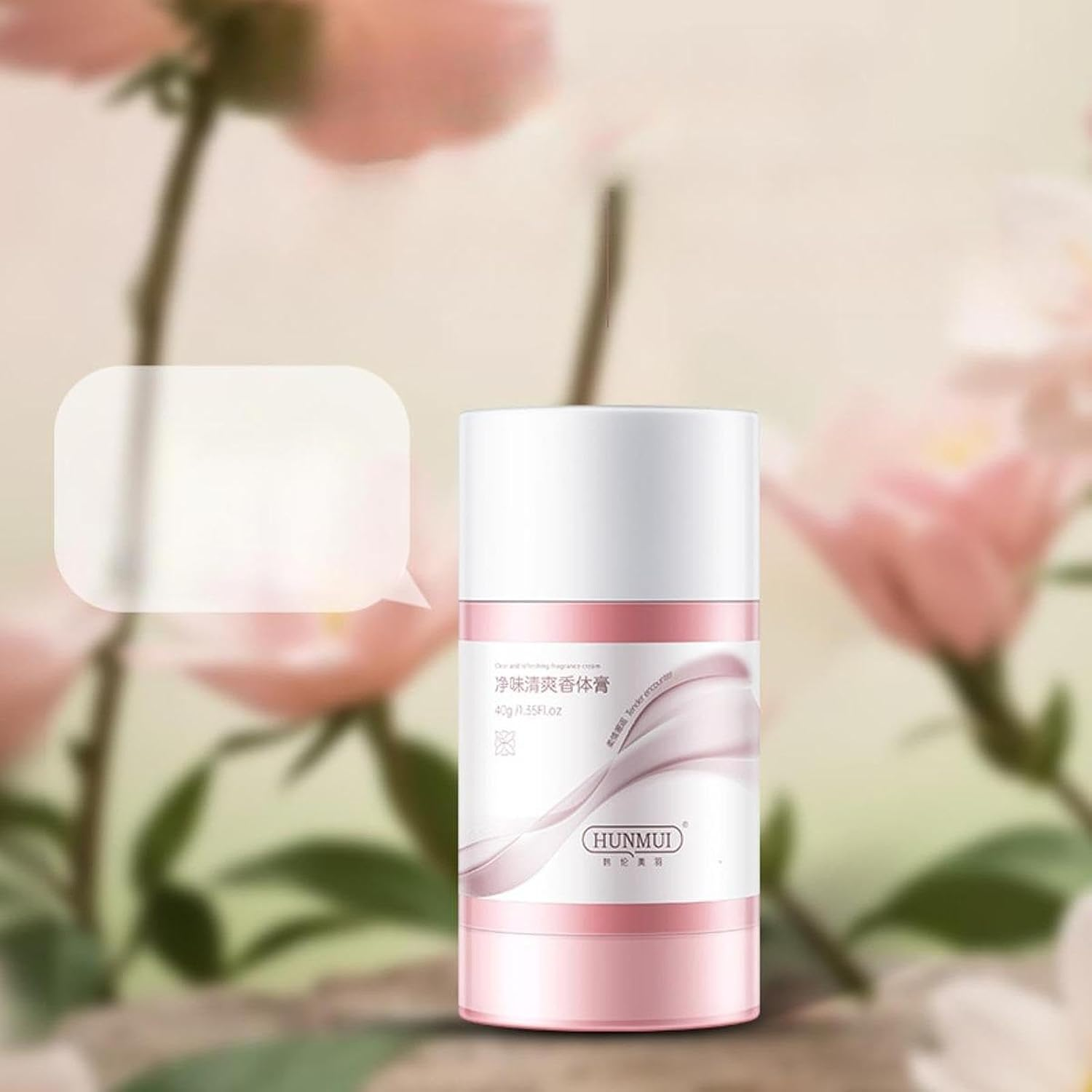 Kokiya Solid Perfume Bar, Solid Fragrance Deodorant 40G for Women, Fresh under Arms Mild Non Irritating Portable, Pink image number 1