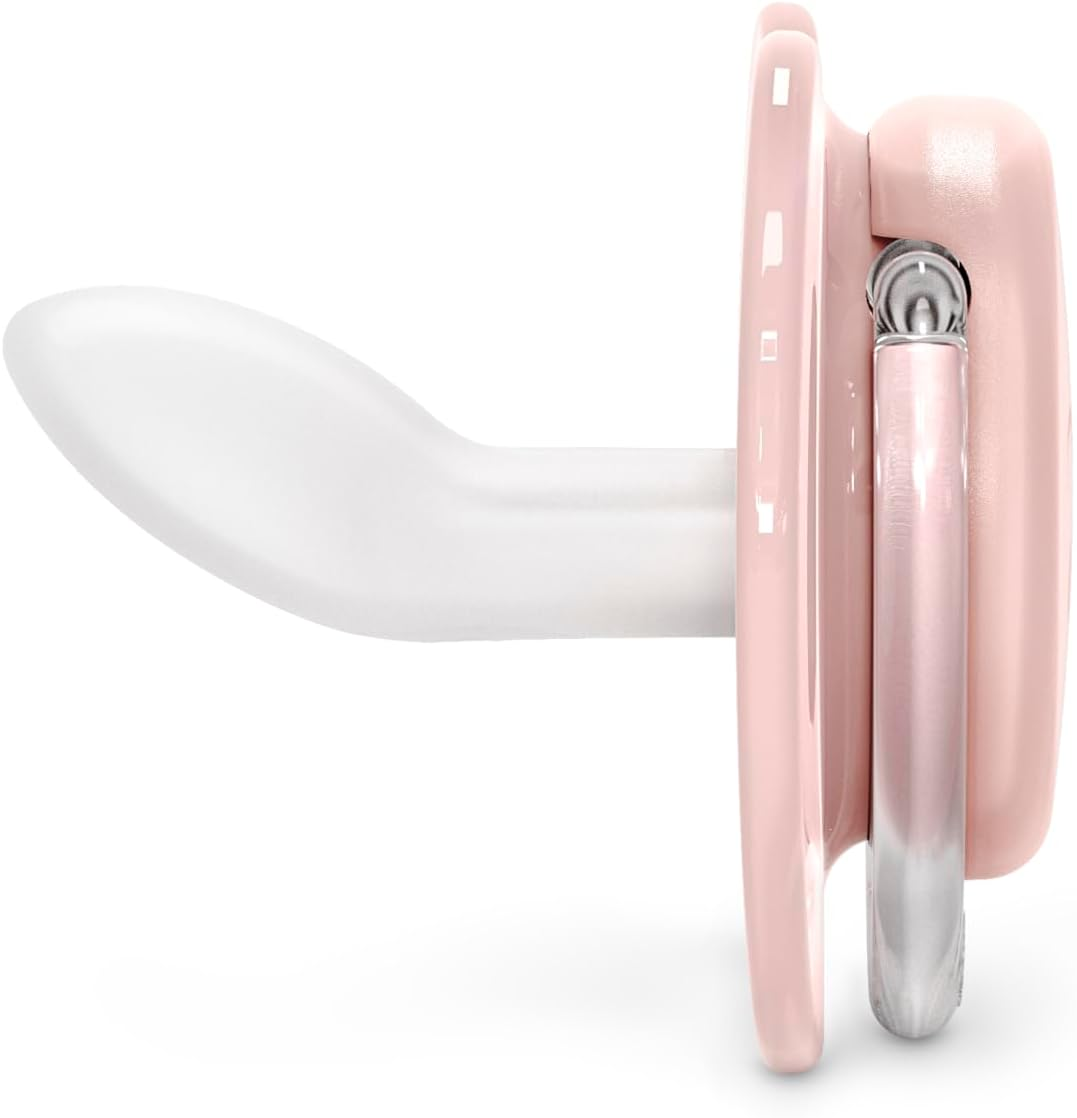 Suavinex Premium Soother with SX Pro Silicone Anatomical Teat for 6-18 Months Babies, Bonhomia Owl Pink image number 5