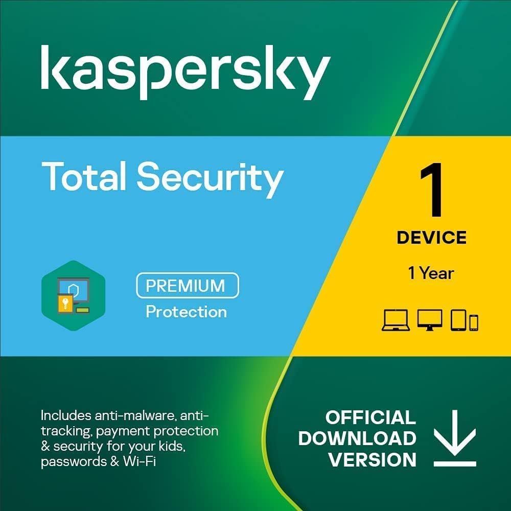 Kaspersky Total Internet Security 1 Devices 1 Year Software License, Antivirus for PC, MAC | Same Day Digital Delivery image number 2