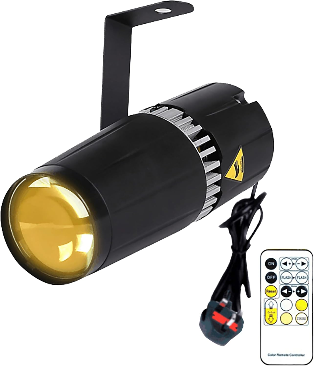 SENLAN 6W LED Pinspot Stage Light, Double White (Cool & Warm) Beam with RF Controller image number 1