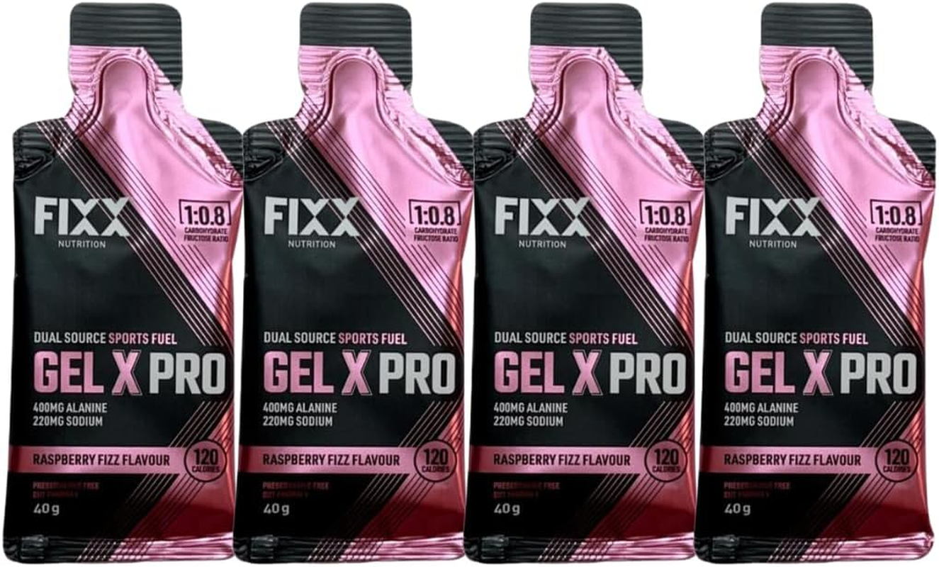 Gel X Pro Dual Source Energy Gel, 1:0.8 Carb:Fructose Ratio, Premium Energy for Endurance Sports, 29.3G Carbs (Raspberry Fizz, Pack of 4) - Lemon Sorbet image number 6