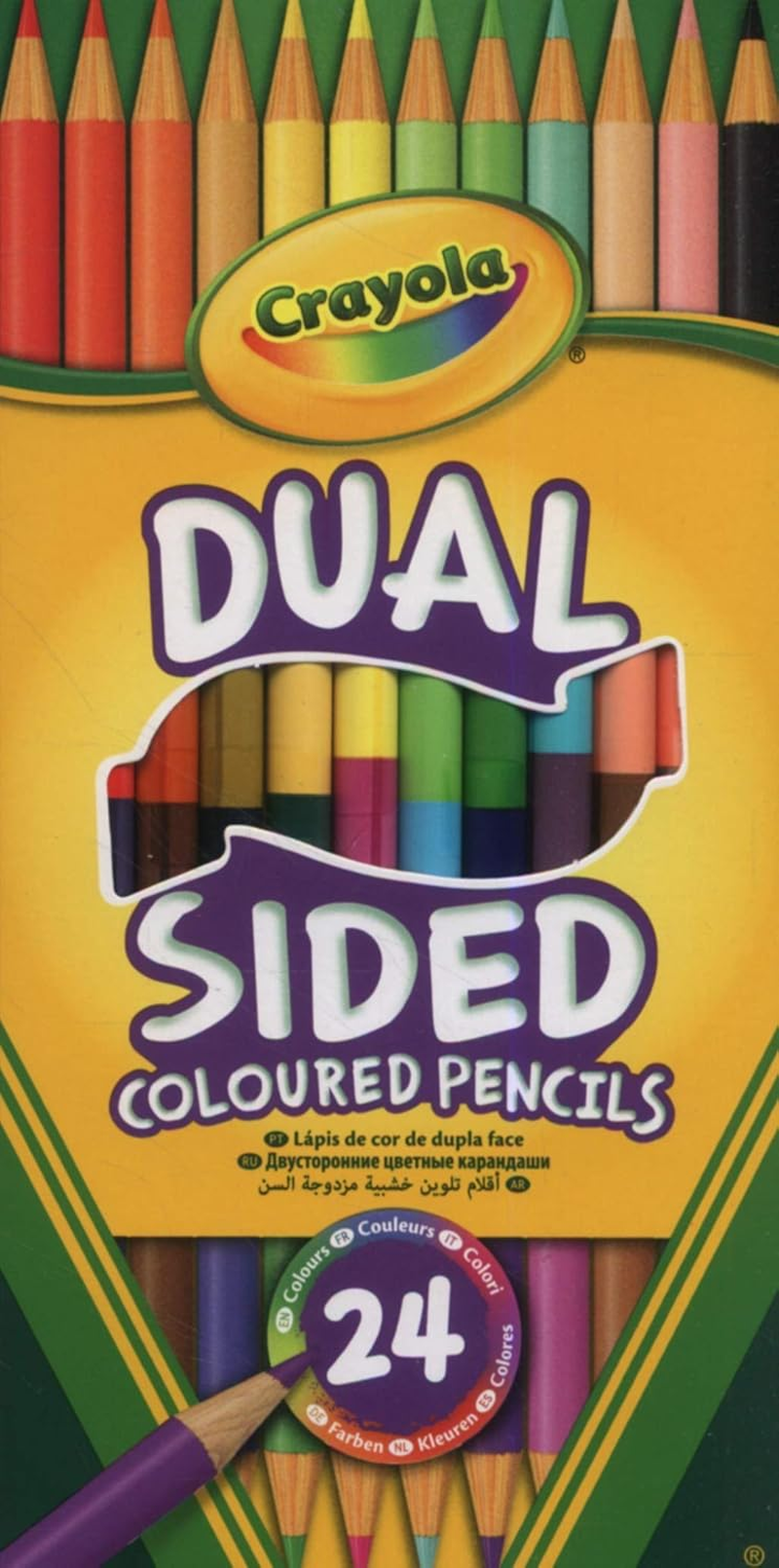 CRAYOLA 108125753 Dual Sided Pencils, Multi image number 1
