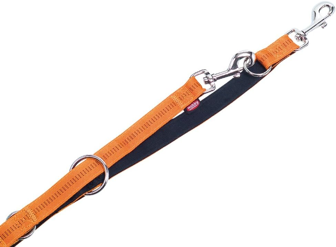 Nobby Soft Grip Dogs Training Leash, 200 Cm Length X 25 Mm Width, Brown