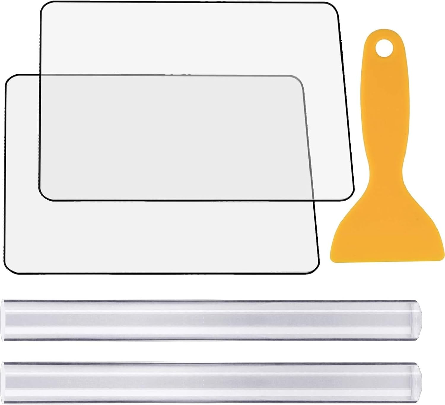 AUGSUN 1Pcs Acrylic Clay Roller Acrylic round Tube Roller Rolling Bar Clear Clay Art Craft DIY Polymer Tool