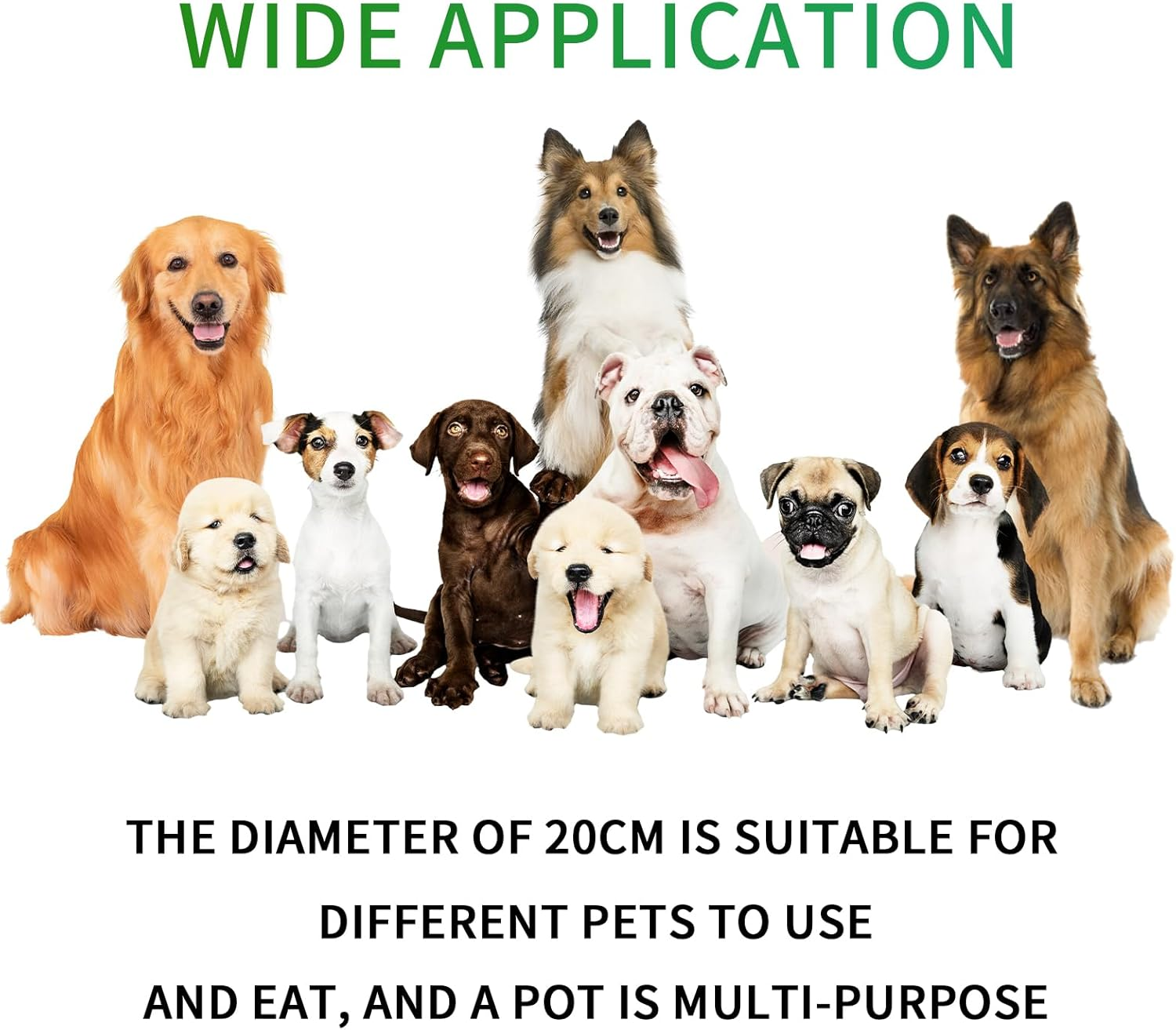 Slow Feeder Dog Bowl, Slow Eating Dog Food Bowl 20Cm X 5Cm, Plastic Slow Feeder Pet Bowl to Slow down Eating, Anti-Overeating, Healthy Eating Bowl image number 6