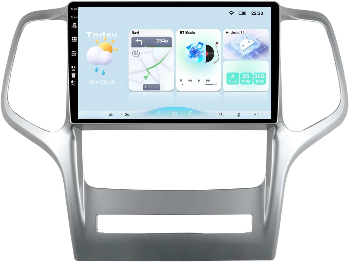 MISONDA 9Inch IPS Touch Screen for Jeep Grand Cherokee 2008-2013 Car Stereo Radio Player with GPS Carplay DSP Wifi Camera 2GB+32GB Head Unit image number 2