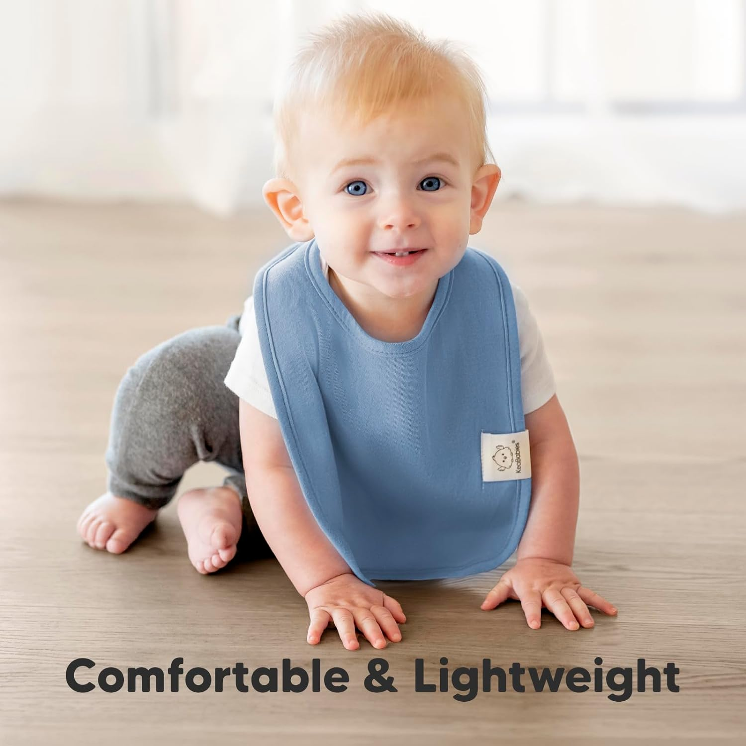 8-Pack Baby Bibs for Boys & Girls - Organic Cotton Dribble Bib, Newborn Bibs for Babies, Infant Teething Bibs, Drool Bibs for Baby Boy, Baby Girl, Toddler Bibs, Drooling Bib, Unisex Bibs (Cruise) - Embrace image number 5