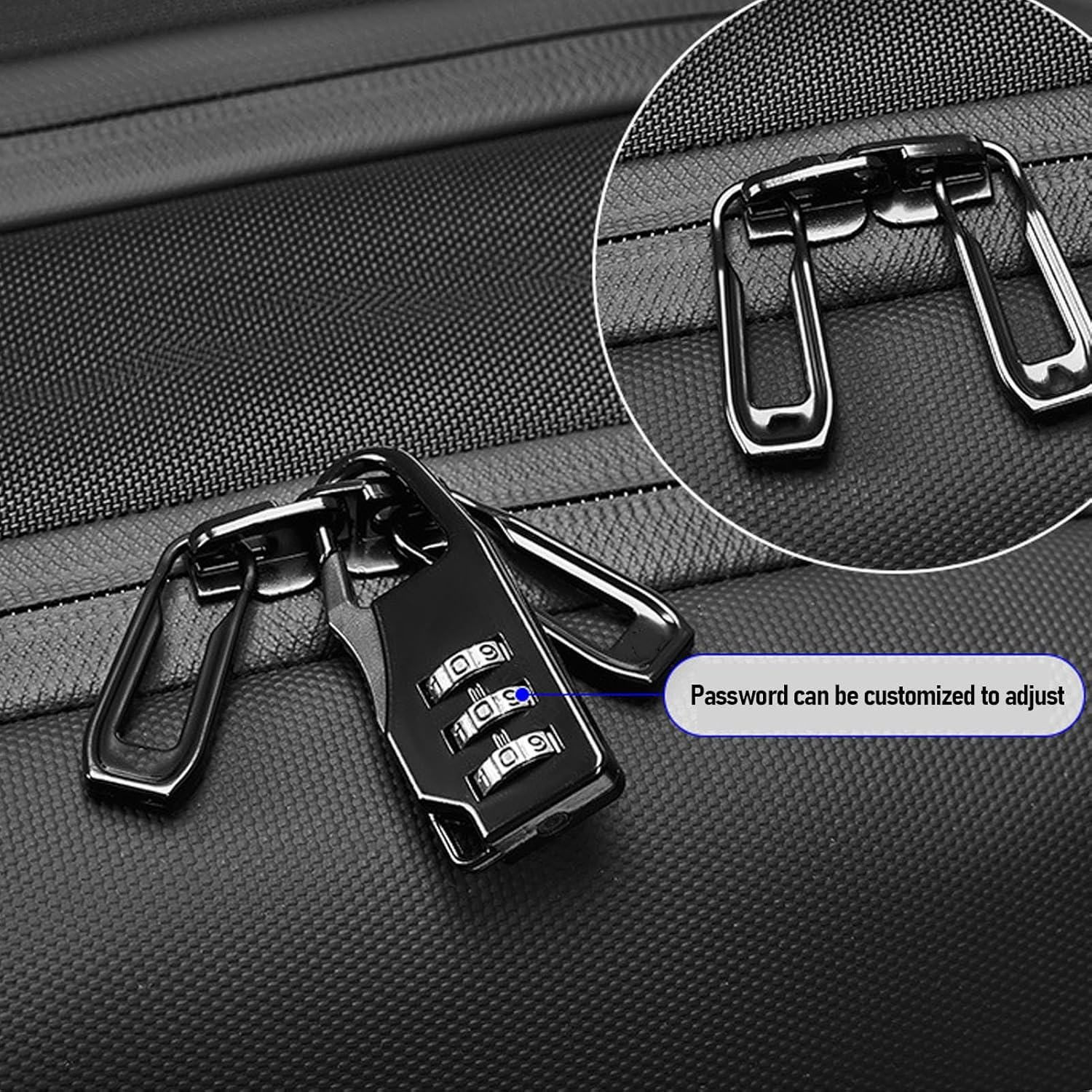 MENDUNER Vacuum Compression Travel Backpack, 40L-60L Expandable Luggage Backpack with Wheels USB Charging Port, Water Resistant Compression Bag for Flight Business Air Travel image number 6