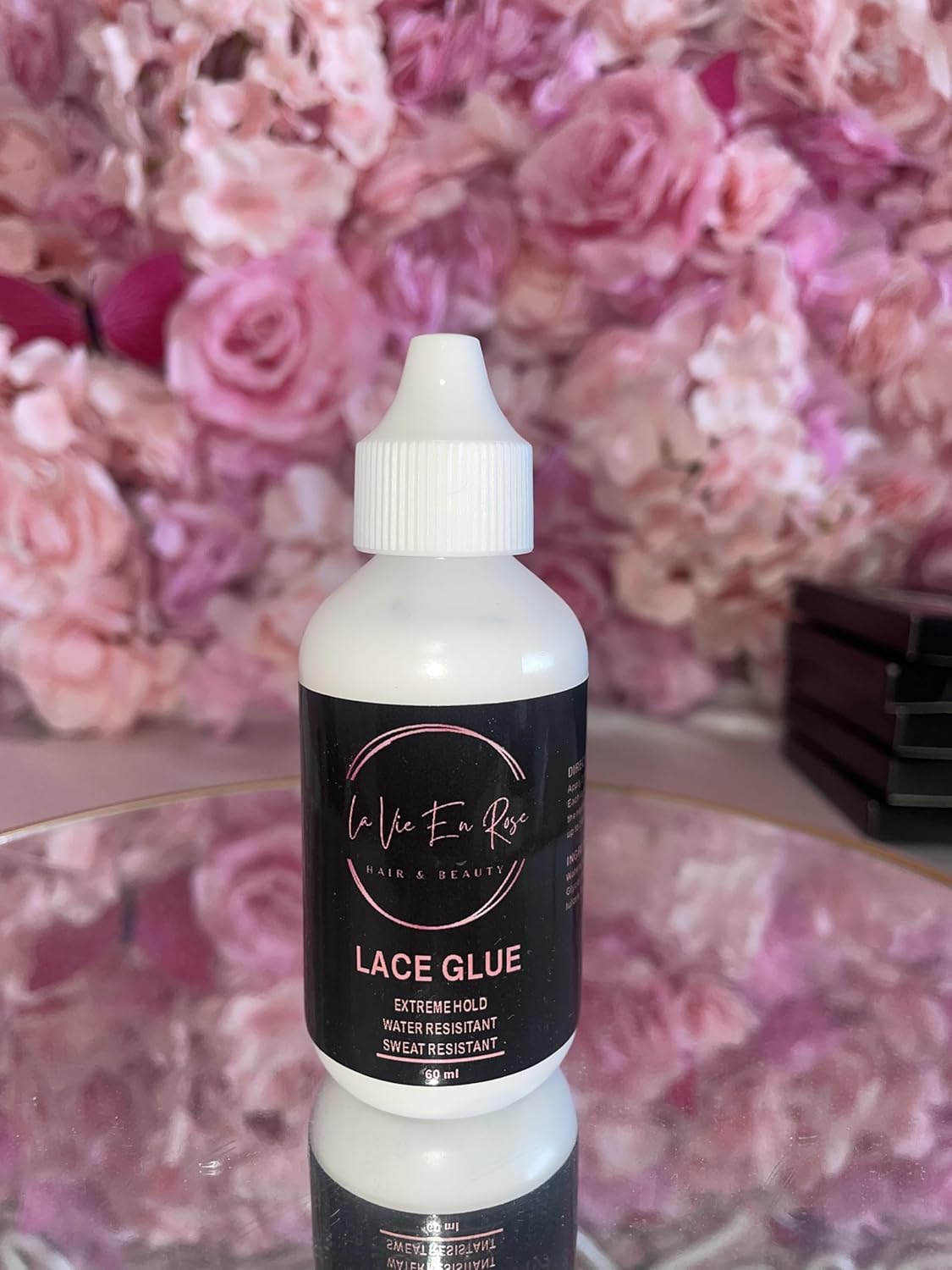 Wig Glue, Waterproof Lace Front Wig Glue for Wigs, Transparent Lace Adhesive for Hair Replacement, Strong Hold