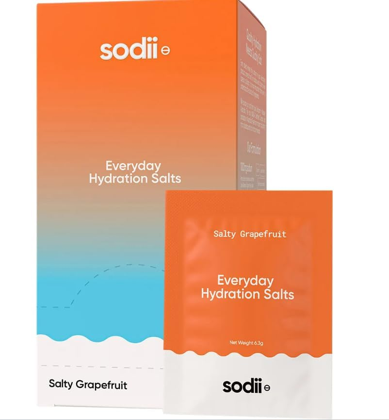Sodii Everyday Hydration Salts, Salty Grapefruit Flavour, 30 Pack