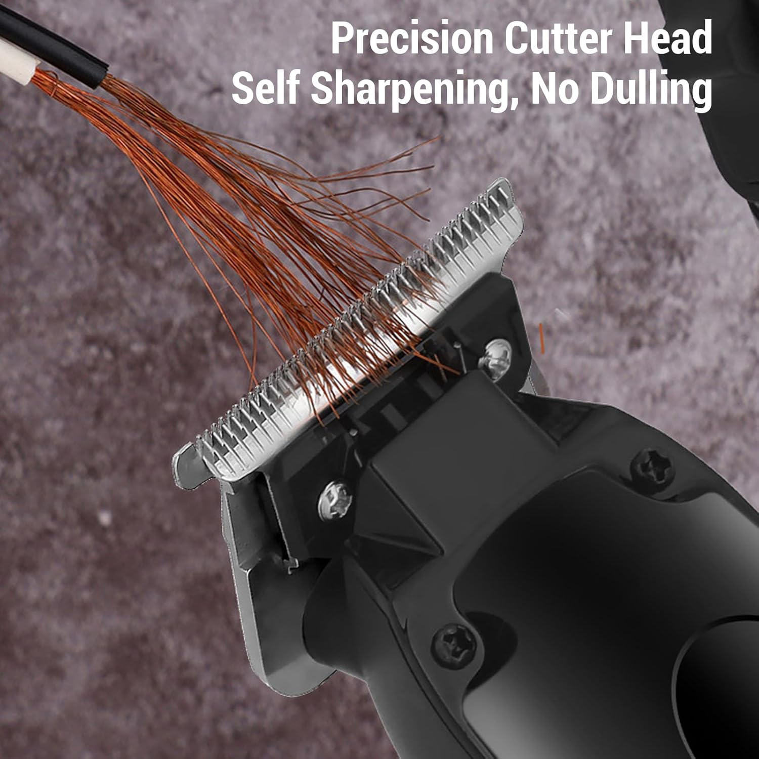 Pongnas Hair Trimmer for Men, Electric Hair Clipper Powerful Annoying USB Rechargeable Trimmer Trimmer for Men Digital Display with 4 Combs image number 1