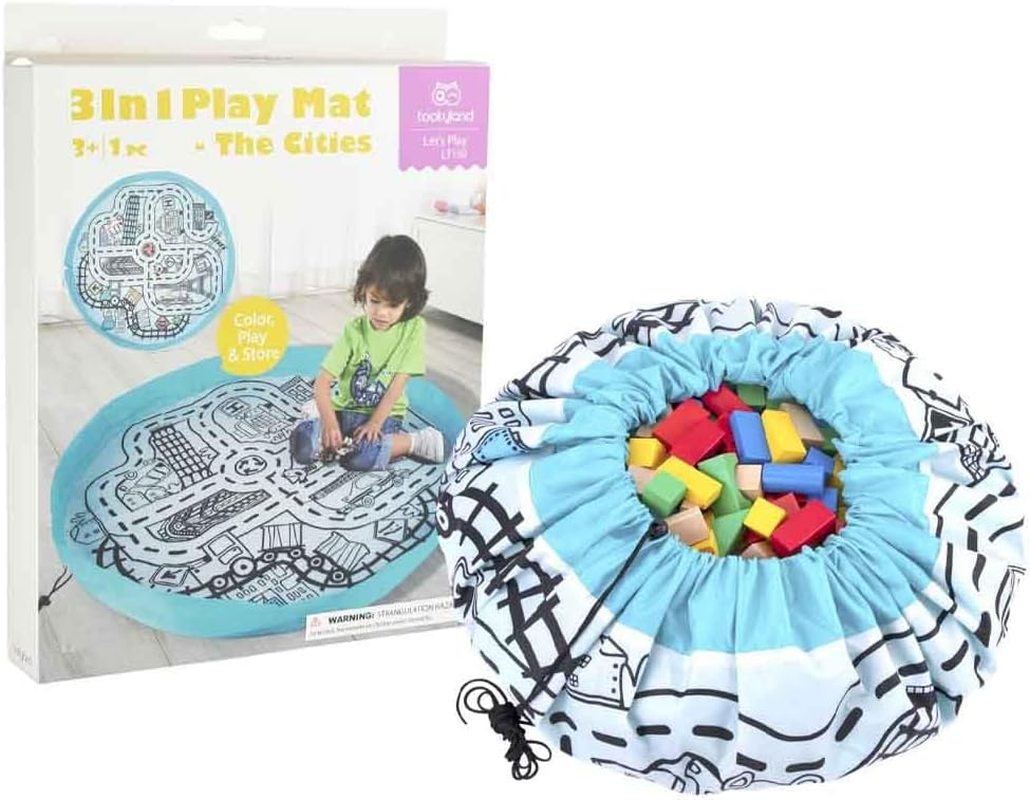 Tookyland the Cities 3 in 1 Play Mat