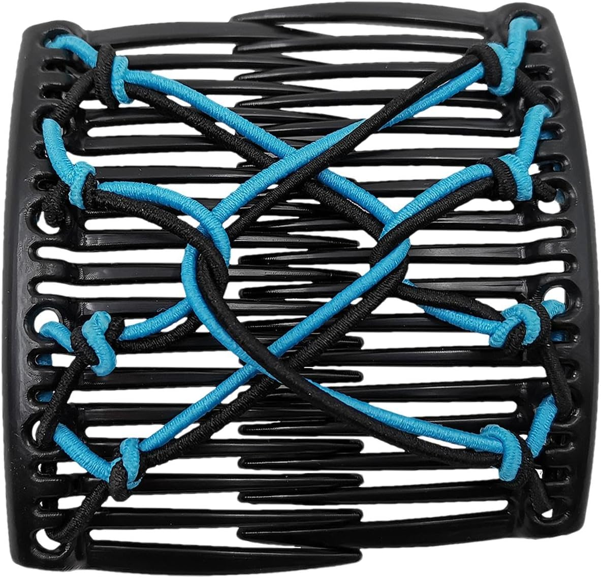 Vintage Comb Hairpin - Retro Elastic Hairpin, Stretchy Hair Combs | Creative Double Comb Hair Clip, Vintage Women Hair Comb, Flexible Bun Maker for Low Ponytail Hair Styling Accessories