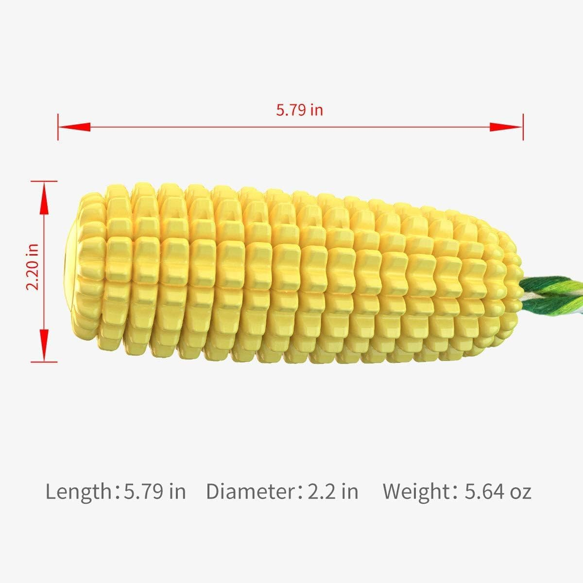 Dog Chew Toys for Aggressive Chewers, Indestructible Tough Durable Squeaky Interactive Dog Toys, Puppy Teeth Chew Corn Stick Toy for Small Meduium Large Breed image number 3
