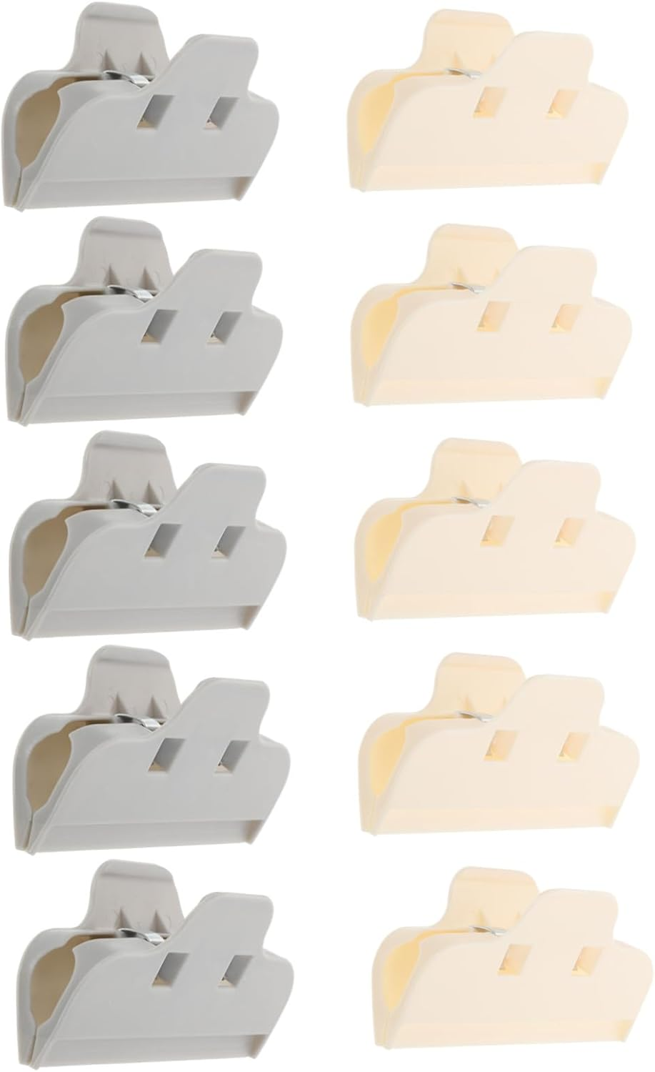 HAKIDZEL 10Pcs Plastic Sealing Tools Snack Bag Clips Food Storage Bag Clips Magnetic Food Kitchen Organisation image number 2