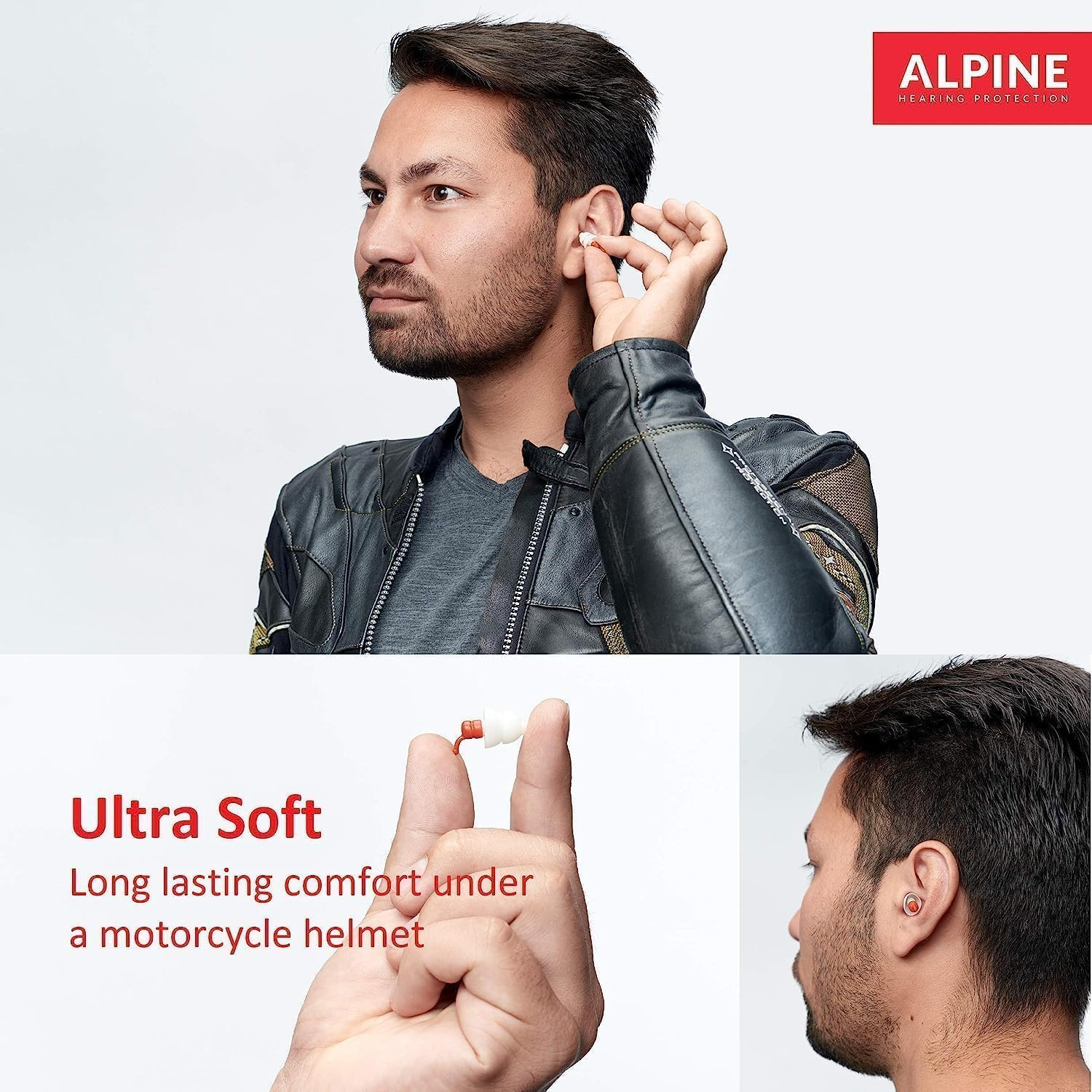 Alpine Hearing Protection Earplugs Motosafe, Race image number 1