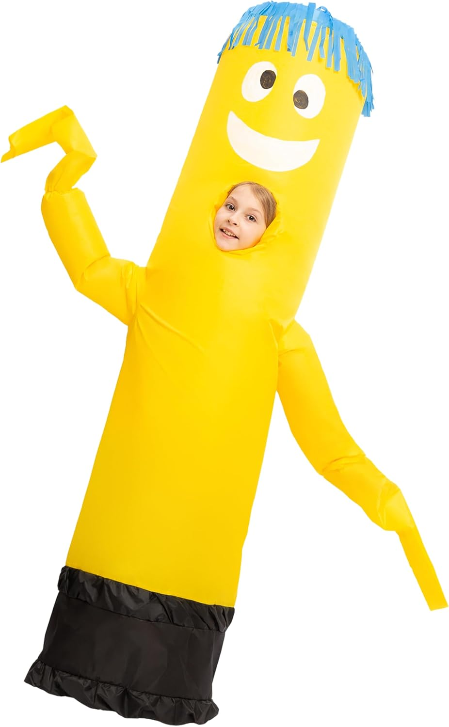 Spooktacular Creations Inflatable Costume Tube Dancer Wacky Waiving Arm Flailing Halloween Costume Child Size