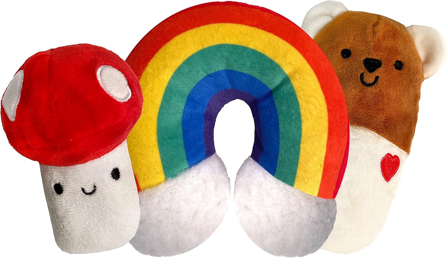 TONBO Happy Chow Combo - Squeaky Plush Cute Dog Toys, Burger, Fries, Soda (Happy Chow Combo)