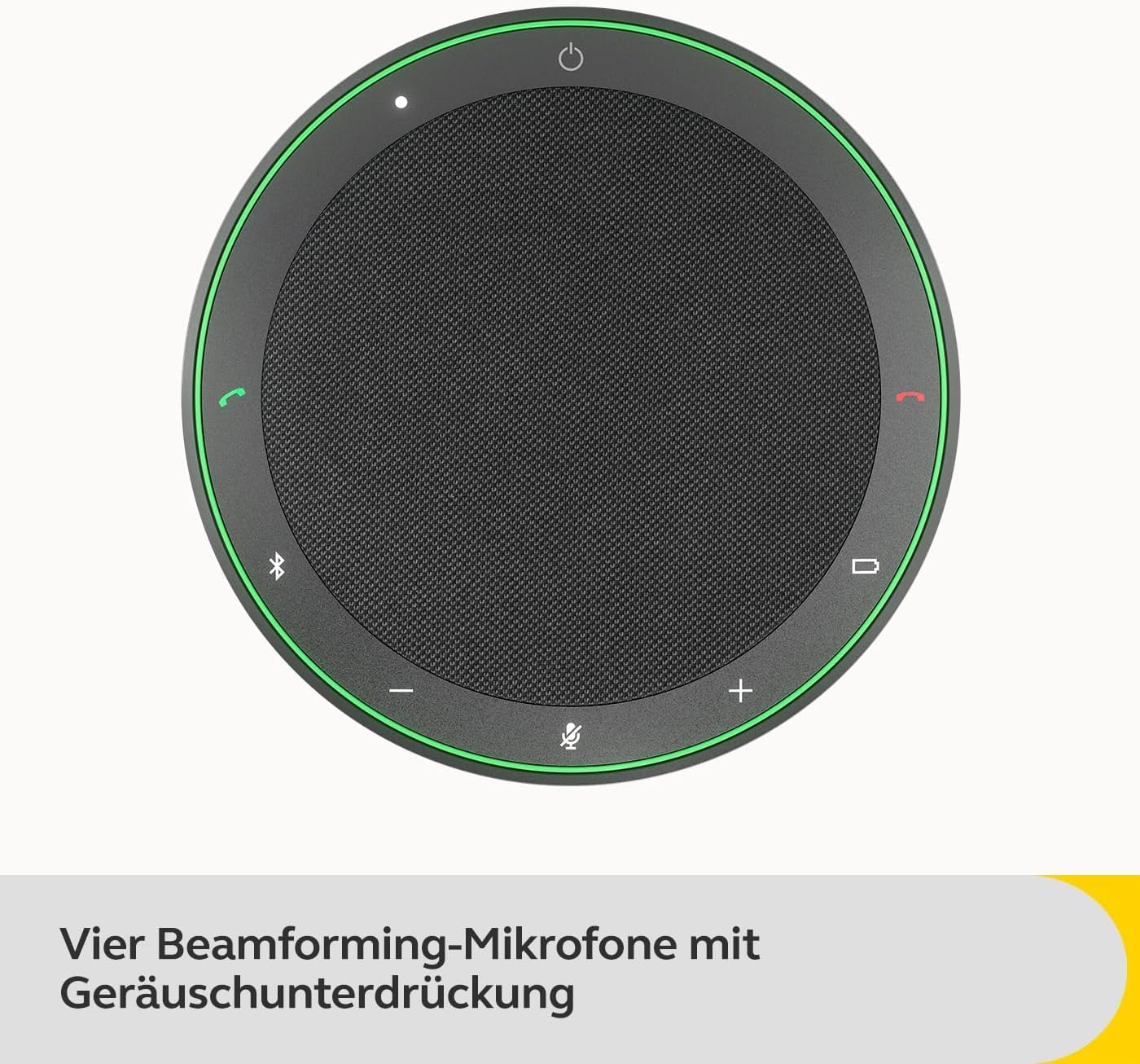 Jabra Speak2 75 Wireless Bluetooth Speakerphone with 4 Noise-Cancelling Mics, Full-Range 65Mm Speaker and Super-Wideband Audio - Certified for Zoom and Google Meet - Dark Grey image number 5