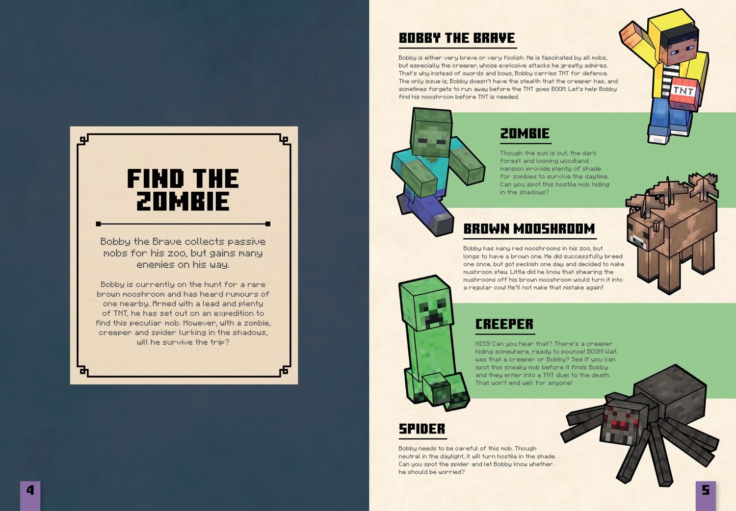 Minecraft Where'S the Zombie?: Search and Find Adventure