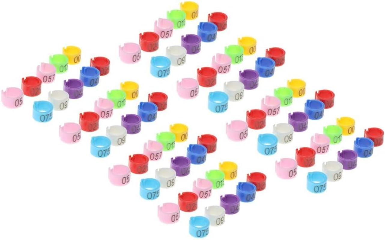 Fenteer 50 Pcs Parrot Bands, Parrot Electronic Foot Bands Tag Training S image number 5