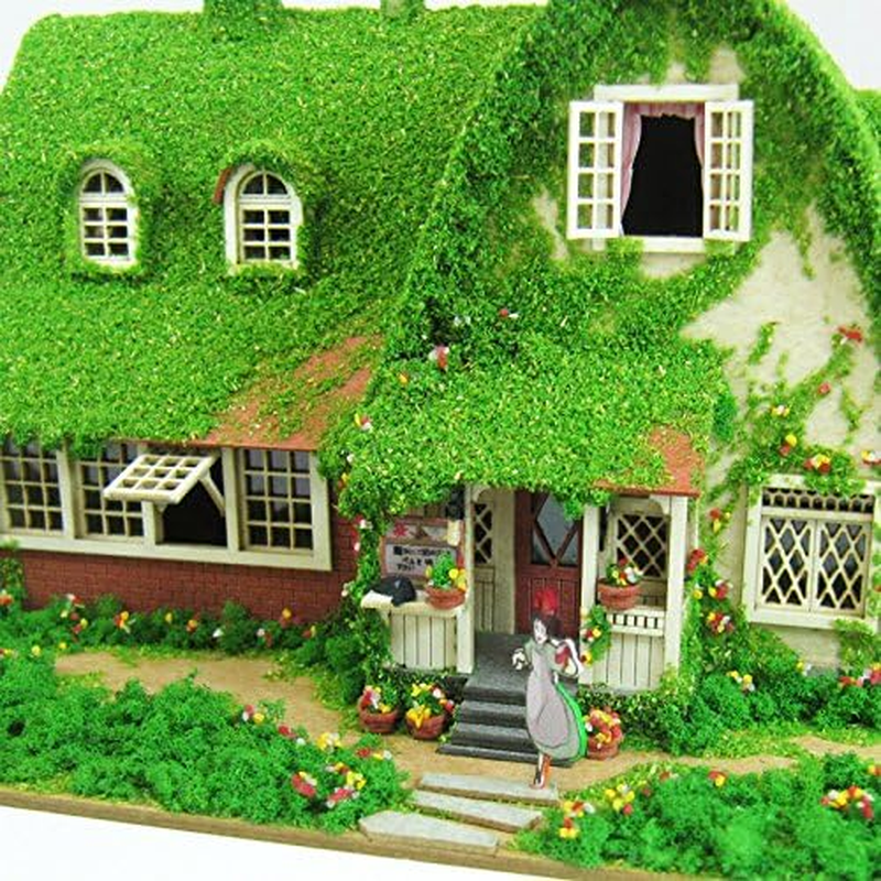 Sankei MK07-22 Mini Art Kit, Studio Ghibli Series, Kiki'S Delivery Service, Kiki and Jiji'S House, 1/150 Scale, Papercraft