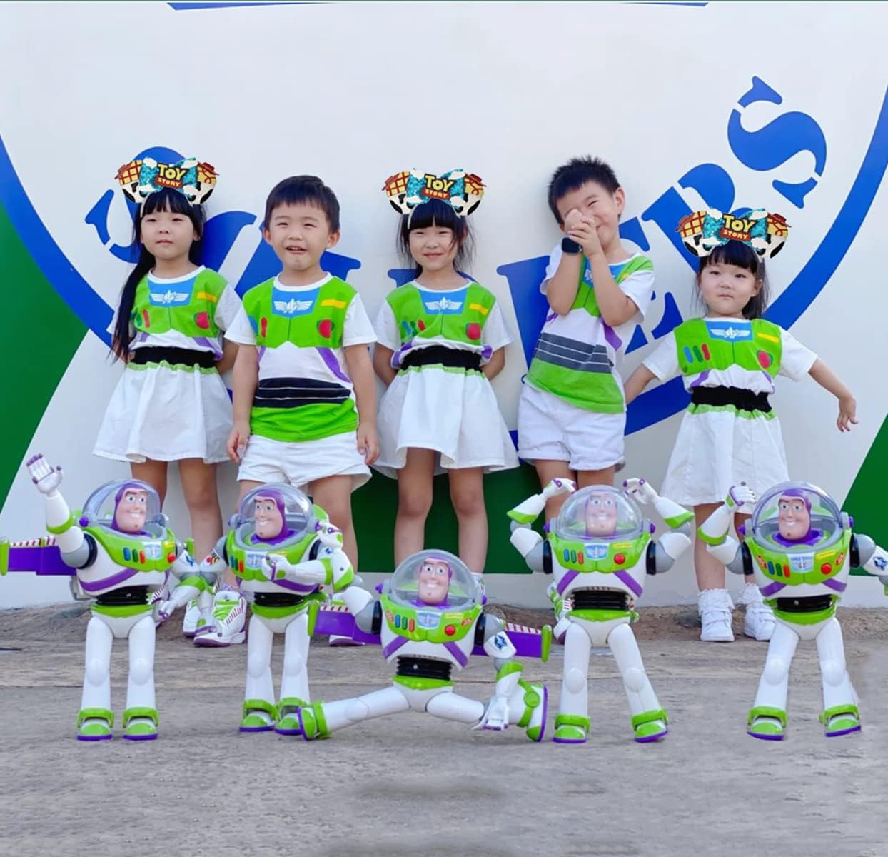 Atvscay Buzz Light Year Mouse Ears Headband Classic Sequin Ears for Toy Story Inspired Party Girls Costume Hair Accessories image number 3