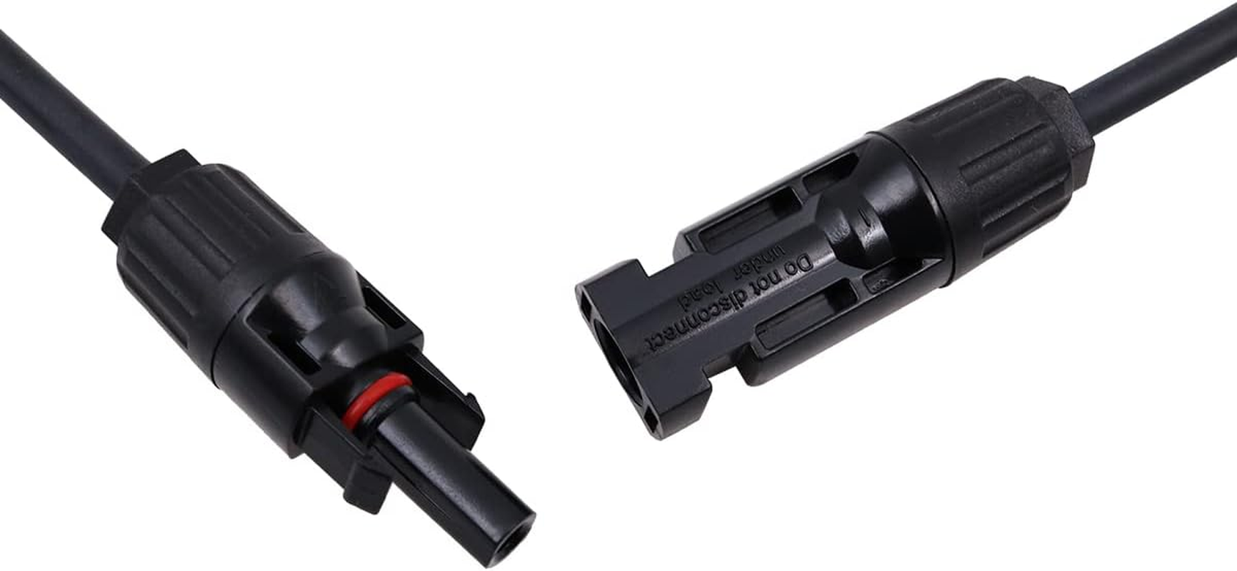 ZONADA New a Pair of Y Branch Splitter Cable 1 Male to 2 Female(M/2F) and 1 Female to 2 Male(F/2M) Solar Panel Cable PV System Wire and Assembly Solar Panel Cable Splitter Connector