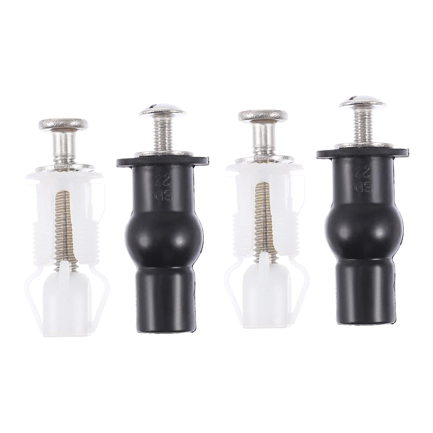 Tofficu 4Pcs Toilet Seat Fixing Bolts Replacement Accessories for Bathroom Wc Toilet Bowl Seat Easy Install Material image number 5