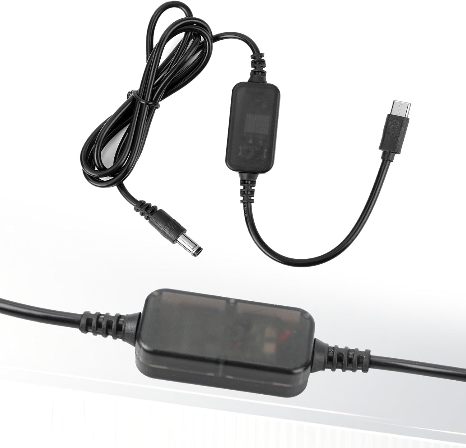 2Pcs Baby Car Camera USB Powered Adapter, DC5521 to USB C 12V Cord Cable Adapter Pragmatic Baby Car Camera Accessories for Vehicle Supports Cigarette Lighter Port Only Not Monitor image number 3