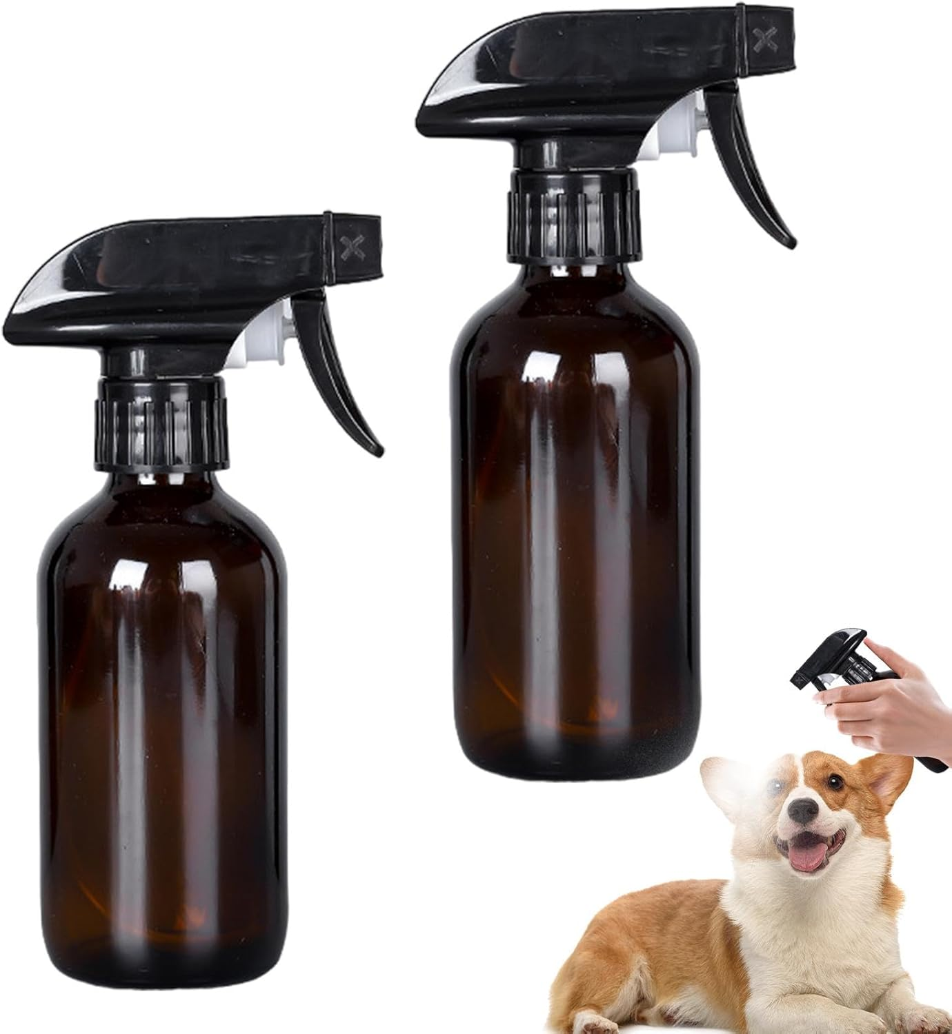 Shurzzesj Refillable Hair Spray Bottle, Fine Mist Spray Bottles - 2 X 240Ml Continuous Hair Fine Mist Spray Bottles,Mister for Cleaning image number 4