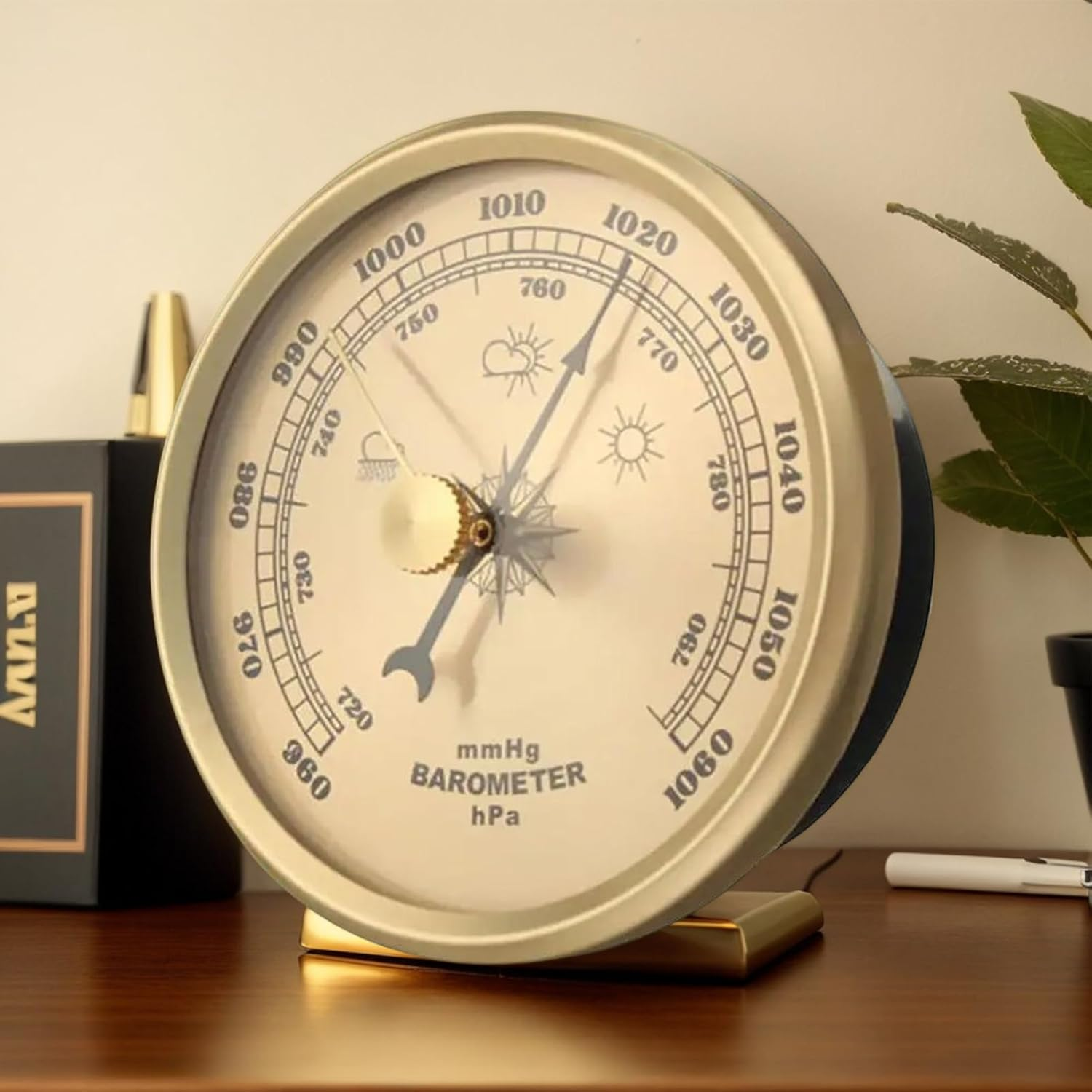 Outdoor Barometer | Atmospheric Pressure Indicator | Outdoor Barometer for Women Men Fisherman Hiking Fishing Hunting Lake Surfing Boating Camping image number 4