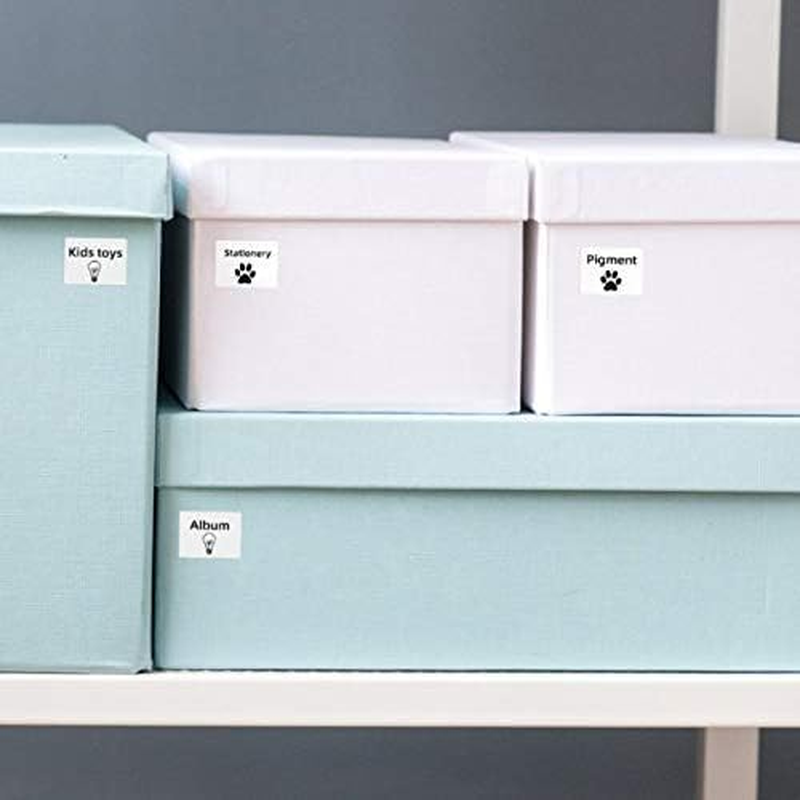 Phomemo M110 Multi-Purpose Square Self-Adhesive Label for Phomemo M110/M221/M150/M120/M220 Label Printer,1.57"X1.18"(40X30Mm),Black on White Labelfor Small Business, Home, Office, 230 Labels/Roll image number 7