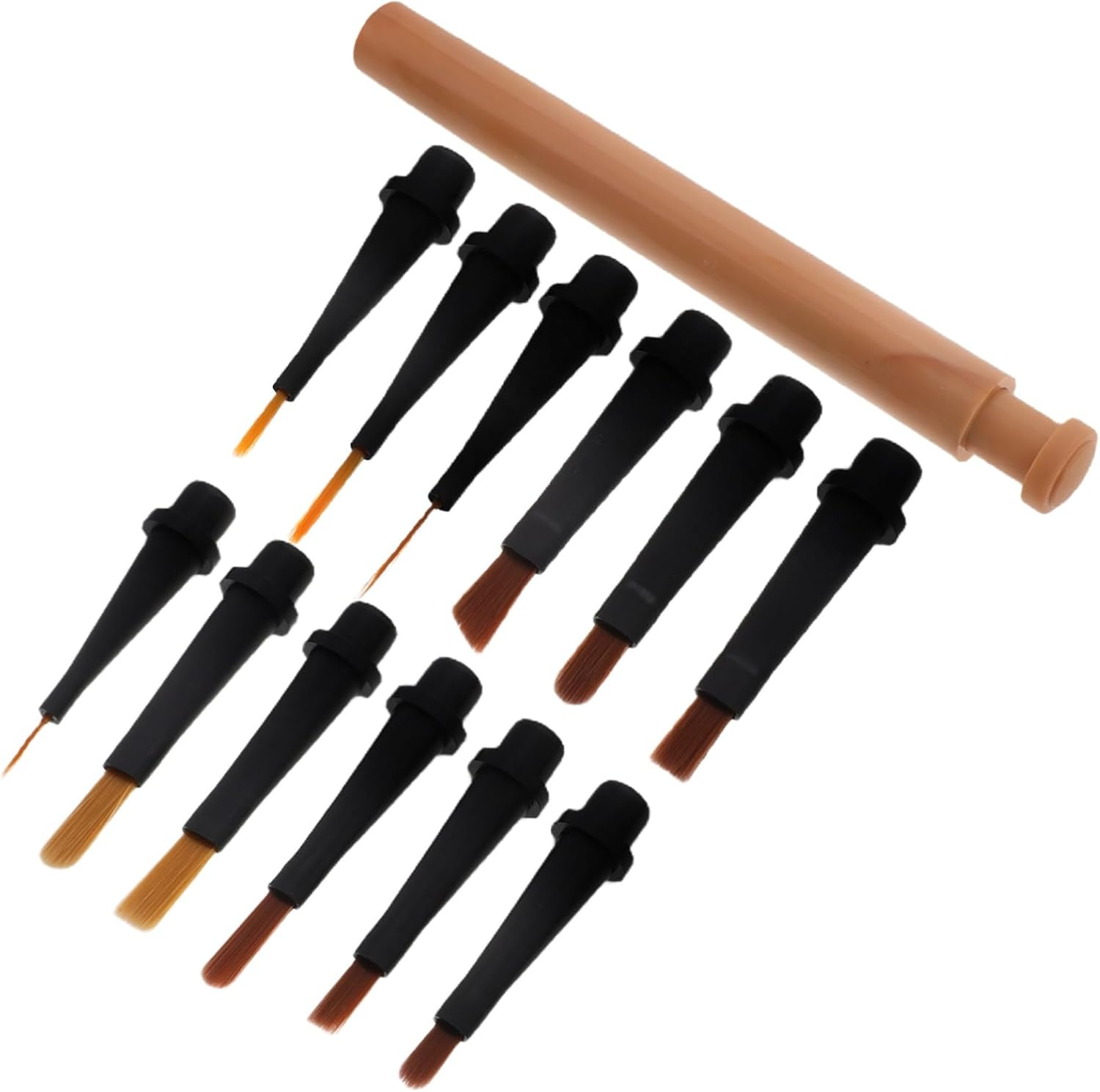 FRCOLOR Manicure Brush Head Set Plastic Nail Tools for Resin Nail Salon Accessory Kit image number 6