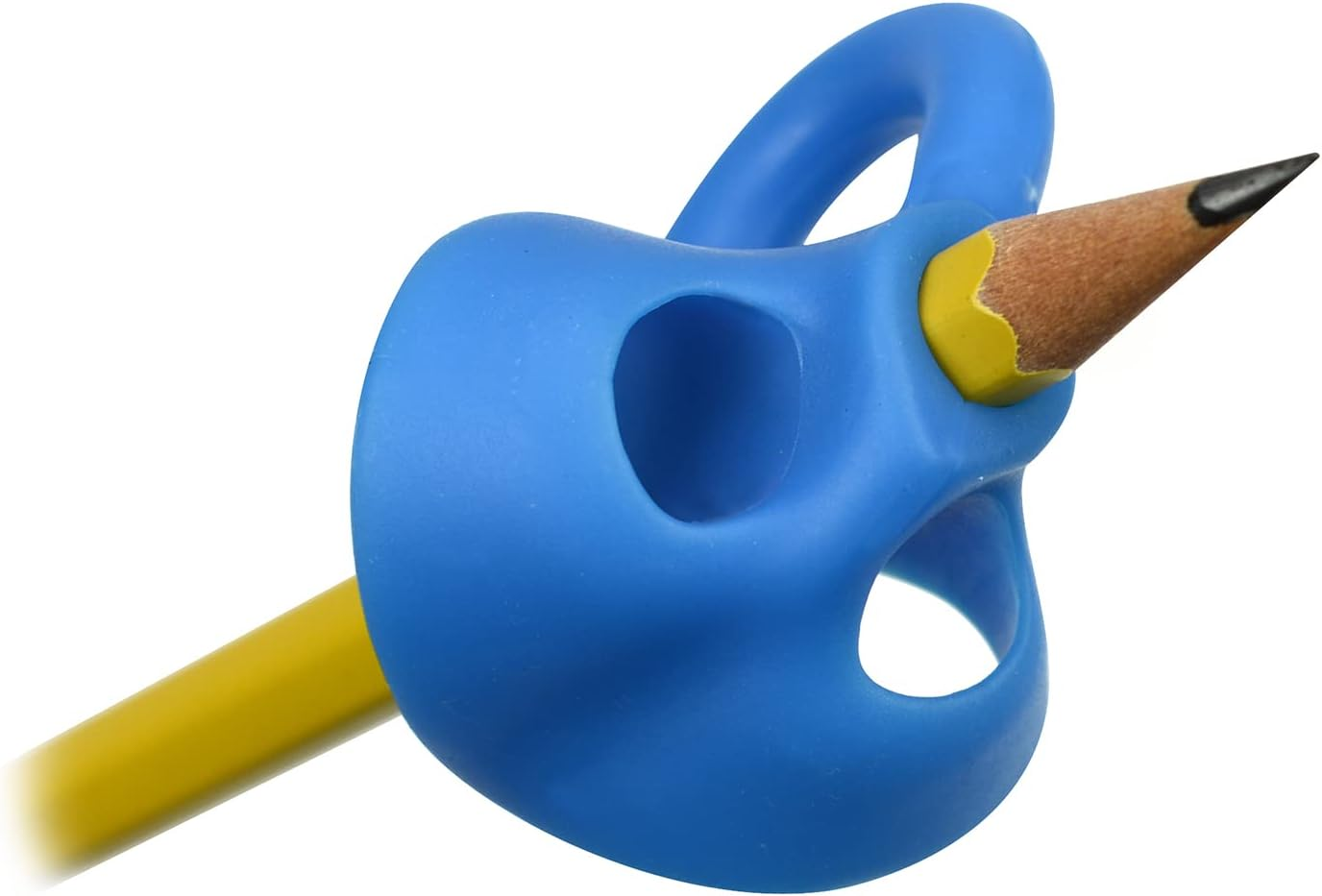 The Pencil Grip Pencil Grip the Classics Ring Grip Ergonomic Writing Aid, for Right or Left Handed Users, Assorted Colors, Pack of 6 (TPG-17306) image number 4