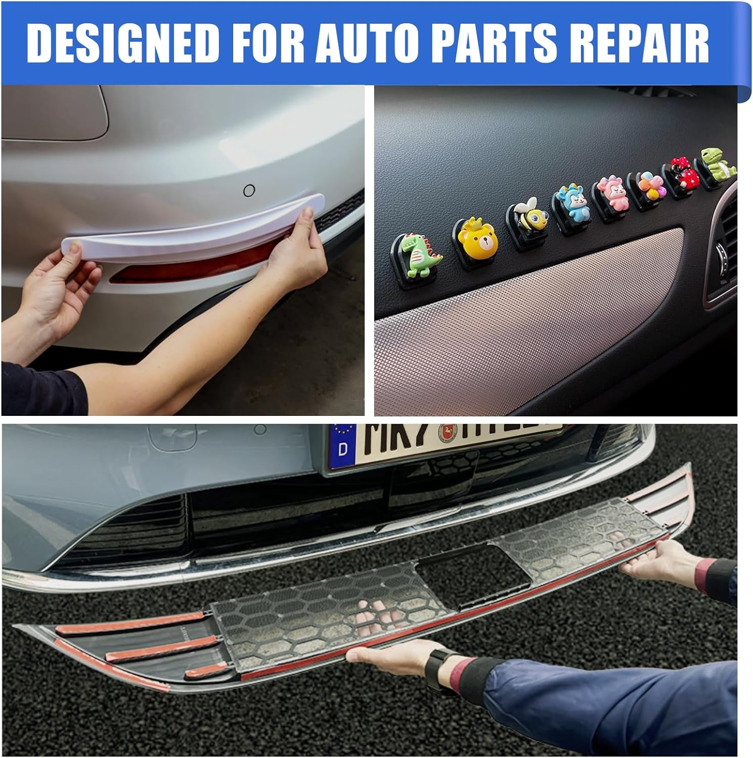 Double Sided Heavy-Duty Mounting Tape, Clear Waterproof Tape, 16FT Length, 0.94 Inch Width for Car LED Strip Lights Home Decor, Office Decor image number 3