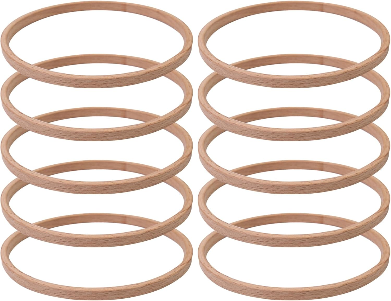 Dream Catcher Rings,Decorative Wreath Frame - Set of 10 Reusable Parties Supplies, Wreath Making Tool for Wedding, Christmas, Birthday