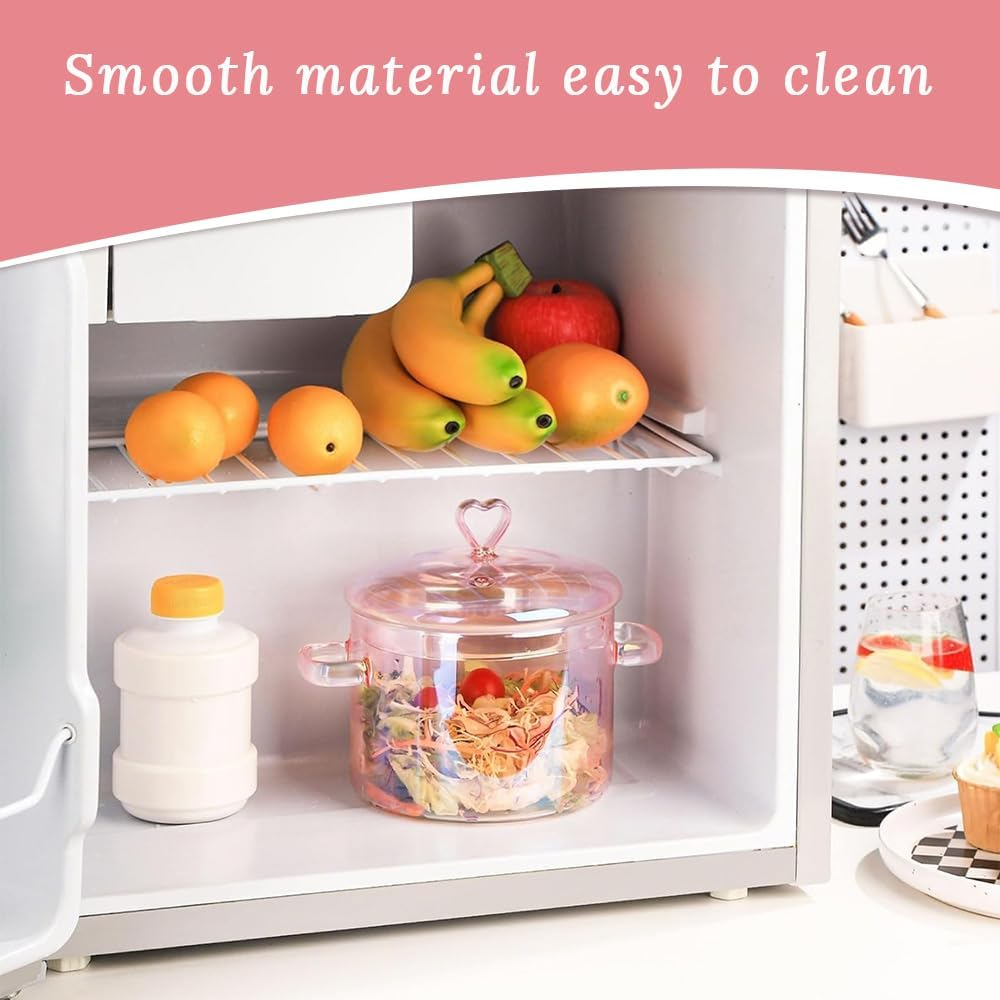 GUDAJIN Pink Transparent Glass Pot, 1500 Ml Soup, Stew, Cooking Pot, Heart-Shaped Handle Lid, Suitable for Pasta, Soup, Milk, Noodles, Vegetable Soup and Salad (Pink) image number 3