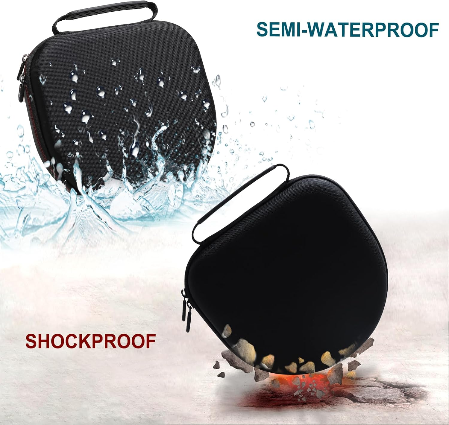 LTGEM Hard Travel Carrying Case for Steelseries Arctis Nova Pro / 7 / 7X / 7X+ / 7P/ 1/3 / 4/5 / 5X / 5P / 1P / Prime / 9X Wireless Multi-System Gaming Headset, Case Only image number 1