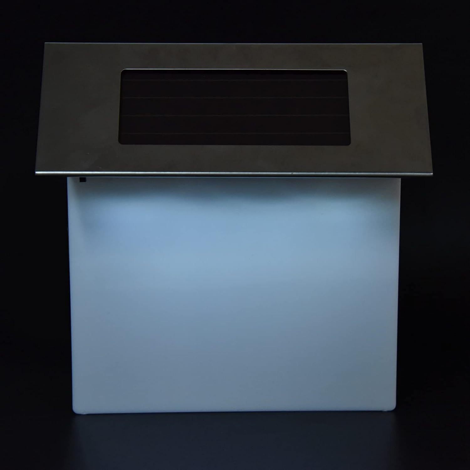 Alvinlite Numbers Plaque Solar Stainless Steel Address Plaques LED Address Sign for House Yard Outdoor Farms Numbers image number 6