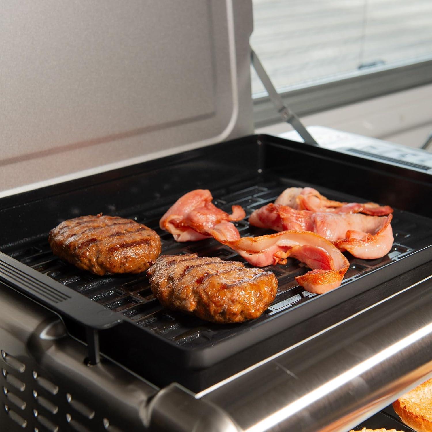 Kitchen Couture 9-In-1 Sensei Digital Air Fryer Oven and Grill 17 Litre with Pizza Stone Stainless Steel