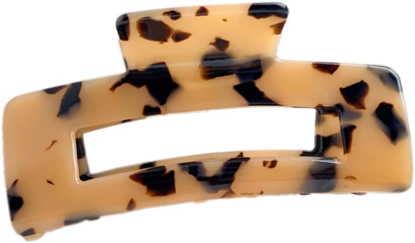 Wambere 1 X Women'S Hair Clips, Large Acetate Hair Claw Clip, Hair Clips for Thick Hair, Non-Slip Hair, Jaw Clips, Headwear, Hair Accessories, Hair Styling Accessories for Women, Girls, Beige