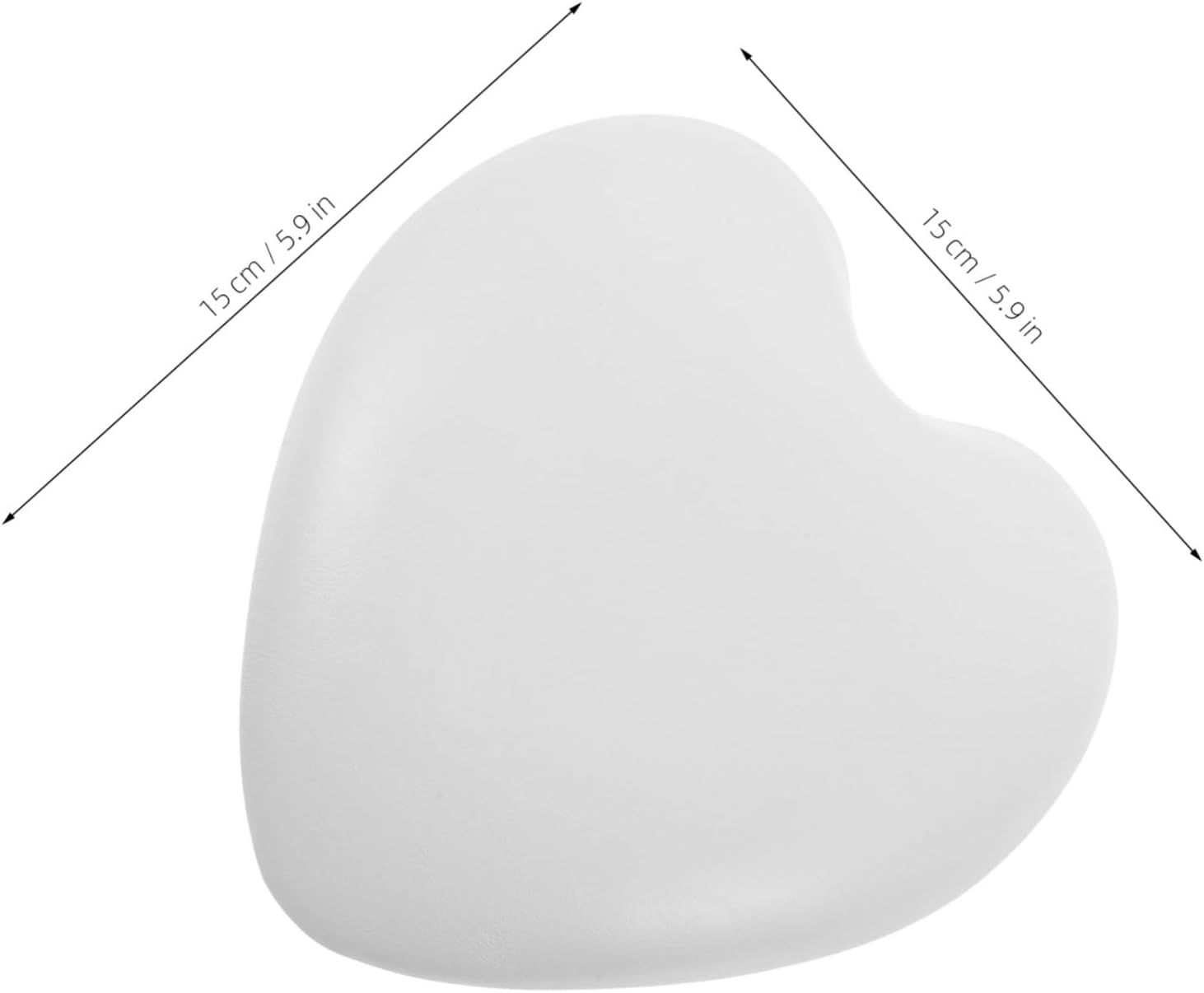 DEARMAMY Nail Arm Rest: Heart Shaped Memory Foams Ergonomic Nail Tech Arm Rest Pillow - Manicure Elbow Pad Soft Hand Cushion for Manicure Tattoo Hand Care image number 2