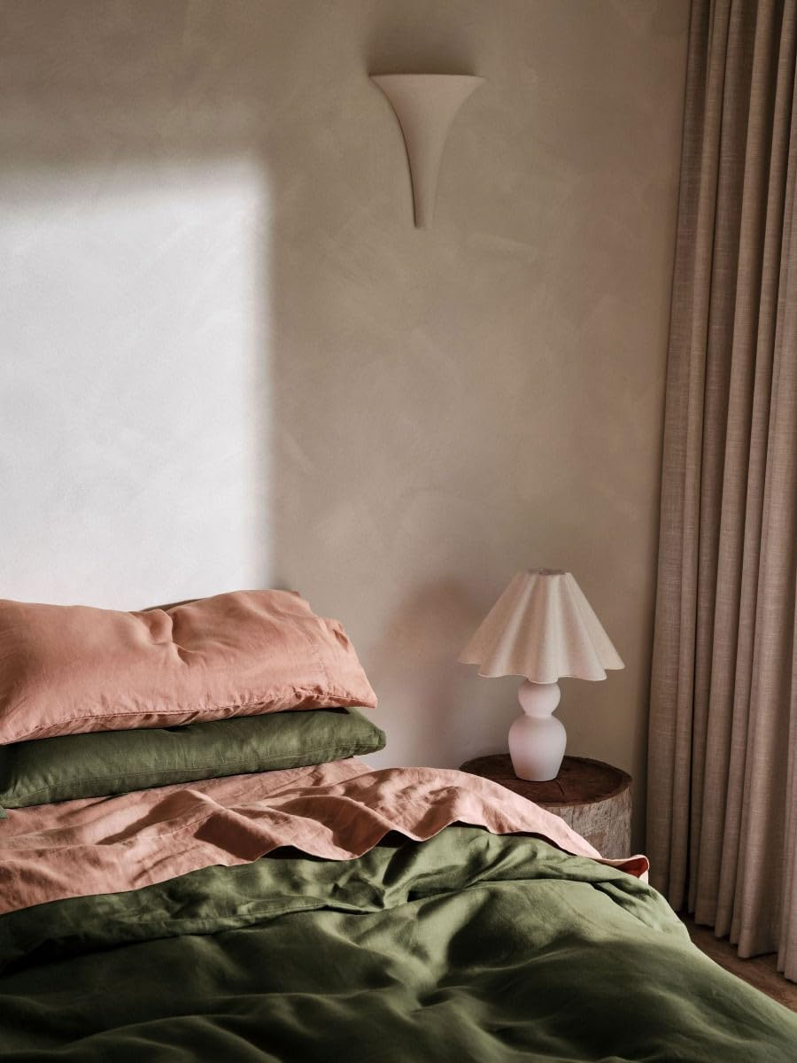 Linen House Nimes Quilt Cover Set, Moss, Double Bed - Midnight image number 7